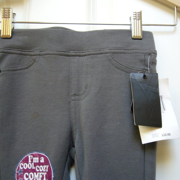 Vigoss Toddler Girls Knit Skinny Pants Pull On - Picture 2 of 6